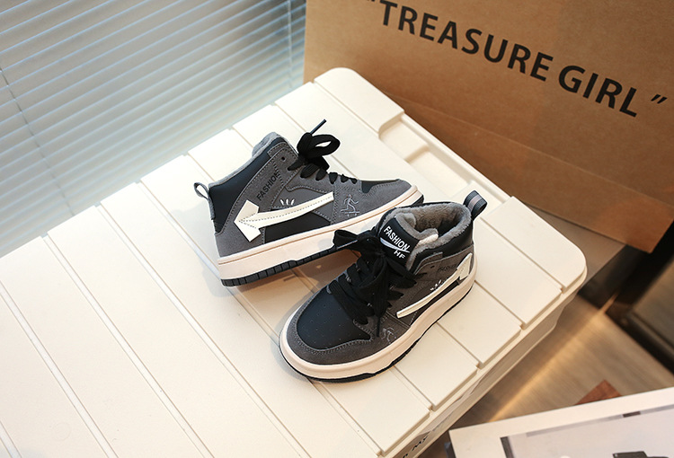 Autunno e inverno nuove ragazze due scarpe sportive casual in cotone scarpe da ragazzo_voghion.com