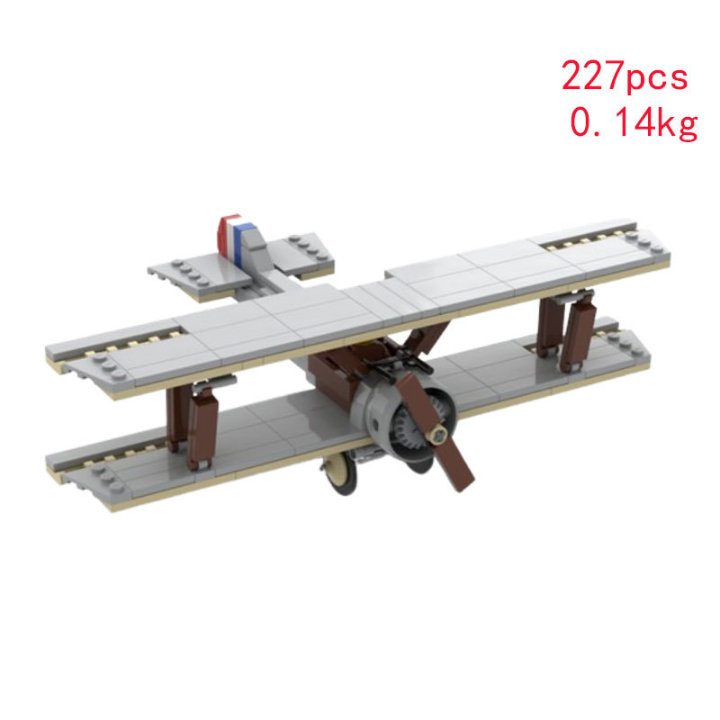 Biplane Small Particle Building Block Model Diy Decoration Toy_voghion.com