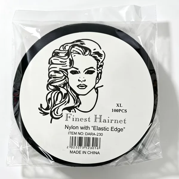 22-inch 100PCS disc-packed ultra-fine invisible hair net, wig hair net, professional dance hair net