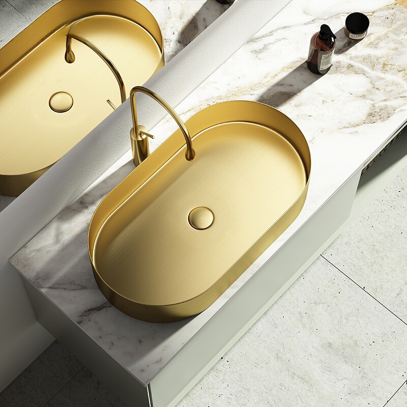 New Chinese-Style Stainless Steel Washbasin, Rectangular Bathroom Sink, Household Washbasin, Custom-Made New Chinese-Style Stainless Steel Washbasin, Rectangular Bathroom Sink, Household Washbasin, Custom-Made