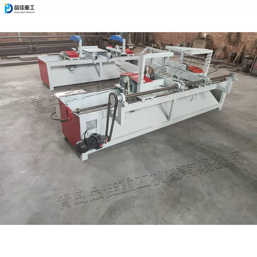 半自动45度双端齐头锯 实木板45度斜切锯 家具加工木质板裁切