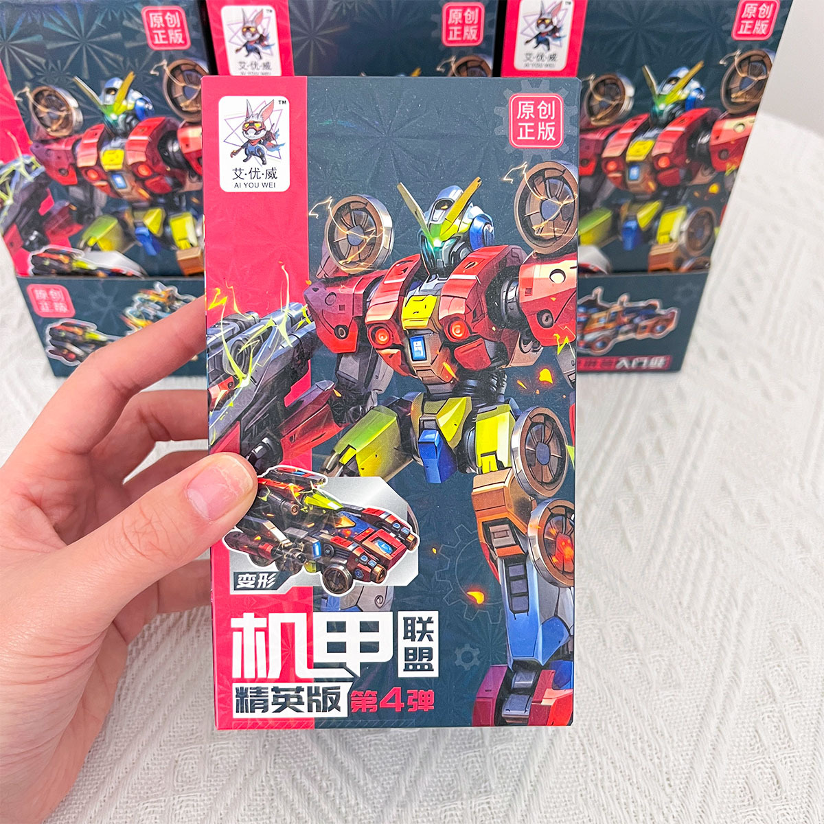 Deformación para niños Mecha Alliance Elite Edition Caja ciega Modelo de robot Montaje de mano Conjunto de ajuste de mano Regalo institucional