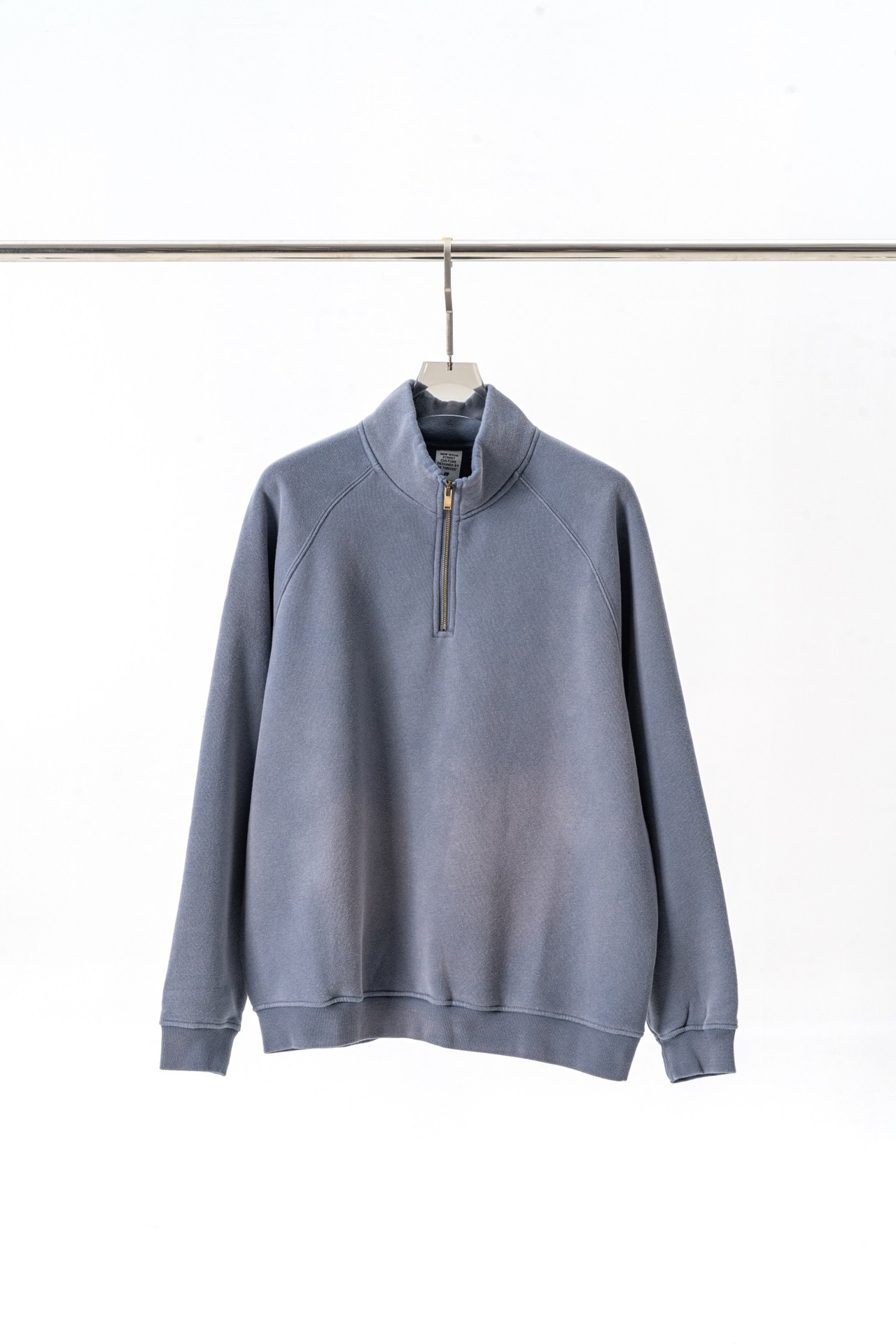 Men's Sweatshirt Half Zip Raglan Sleeve Oversize Sweater Jacket_voghion.com