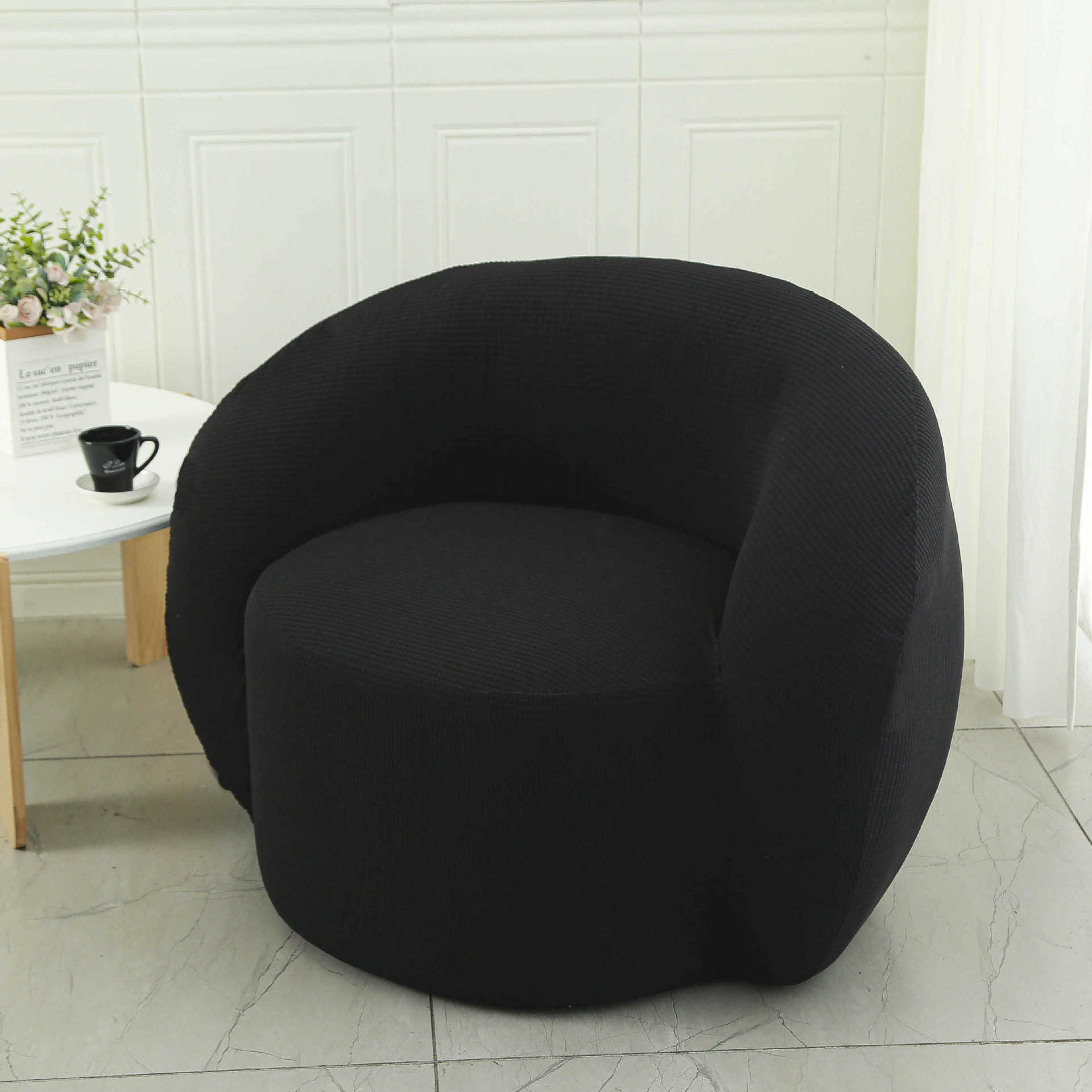 Cubierta de sofá y silla Cubierta de sofá de balcón de dormitorio individual de lana de cordero perezoso Cubierta de silla de sala de estar sencilla y cómoda