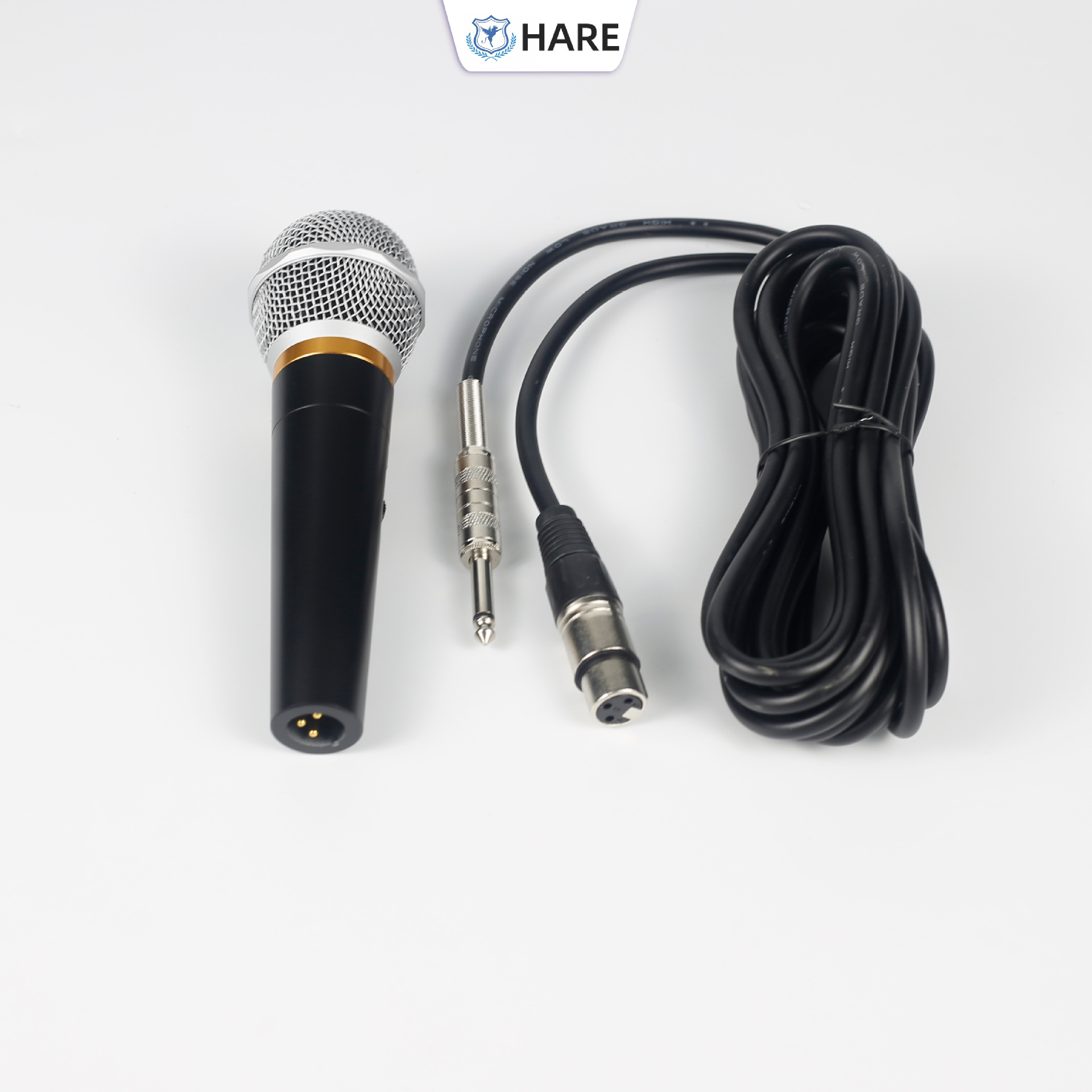 Wired microphone moving coil sound card live broadcast equipment home computer karaoke stage audio amplifier handheld microphone