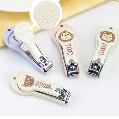 卡通小熊指甲刀系列平口不鏽鋼指甲剪精品指甲鉗