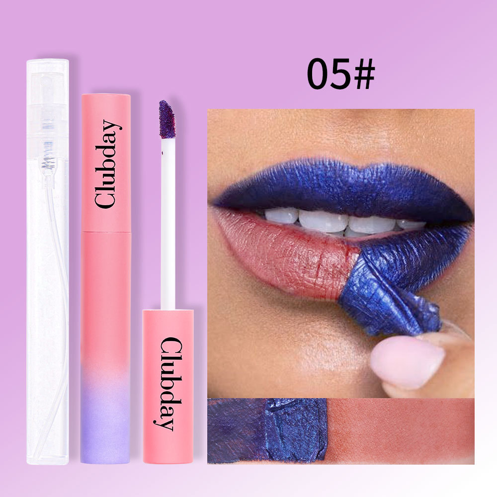 Clubday Matte mist Top Non-stick cup lip gloss six color tearing red lip glaze