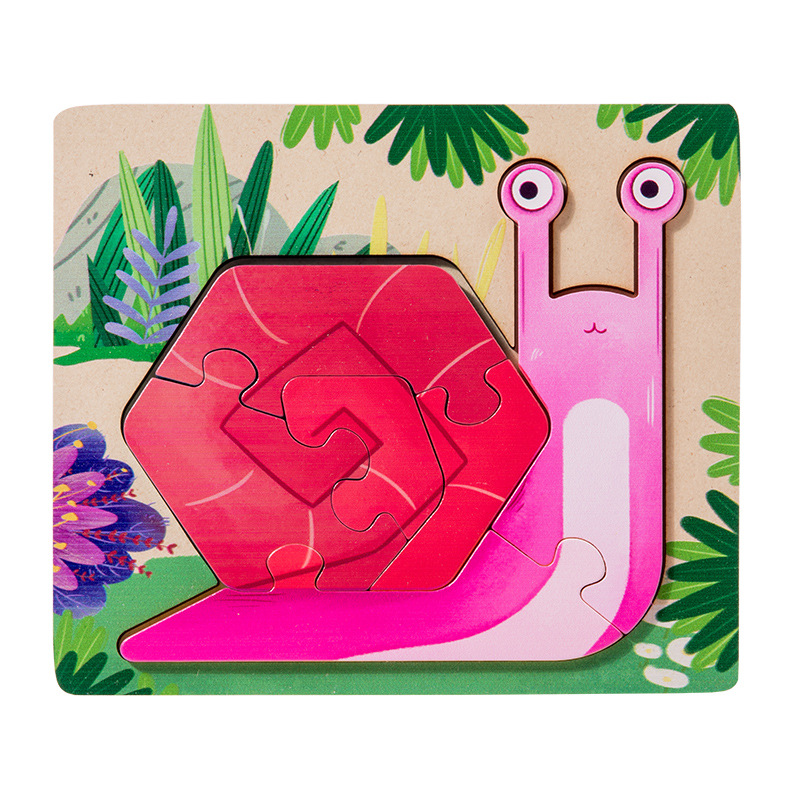 Educación temprana para niños, cognición animal, escena de doble cara, rompecabezas tridimensional, panel de emparejamiento, juego digital de doble cara, juguetes de madera