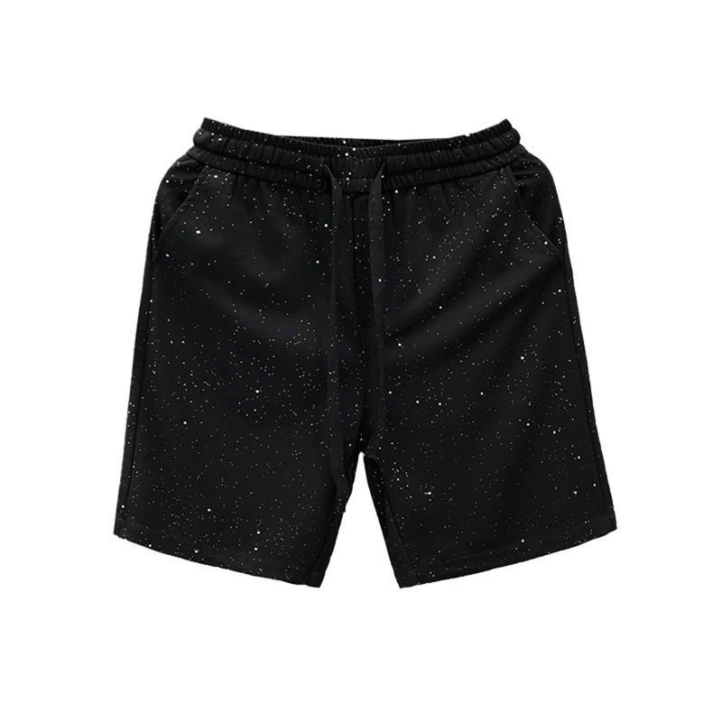 Men's All-Star Print Casual Shorts - Korean Style Loose Fit Five-Point Shorts For Summer Fashion_viptrois.com