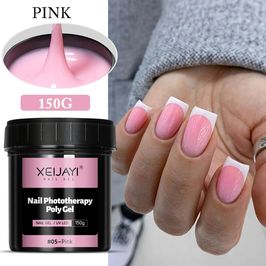 150g de gran capacidad de extensión de fototerapia pegamento de extensión del dolor pegamento UV sólido soporte de papel libre extensión rápida pegamento de cristal