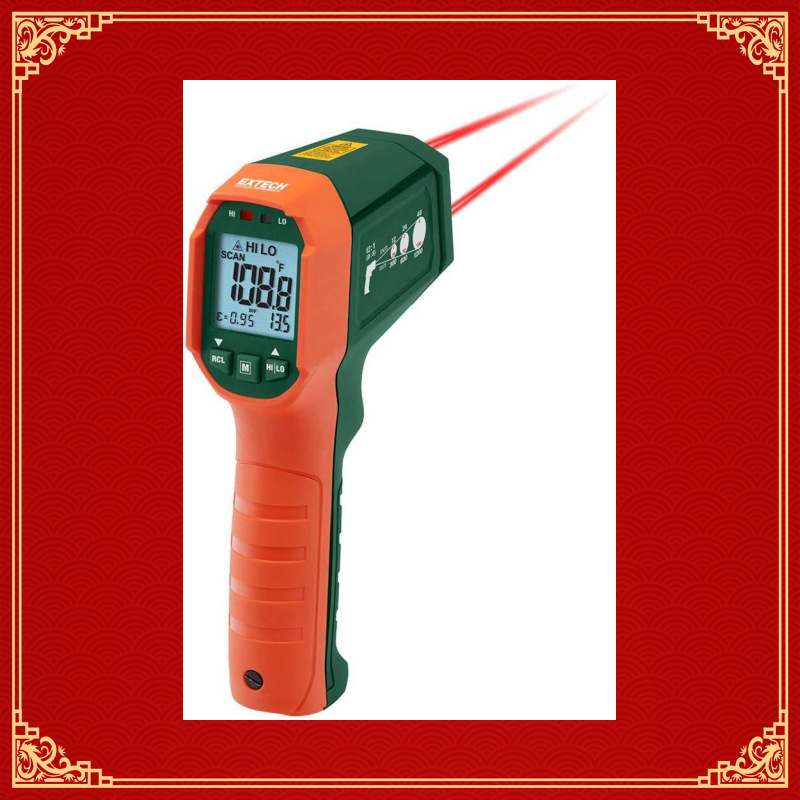 防水双激光红外温度计ExtechIR320