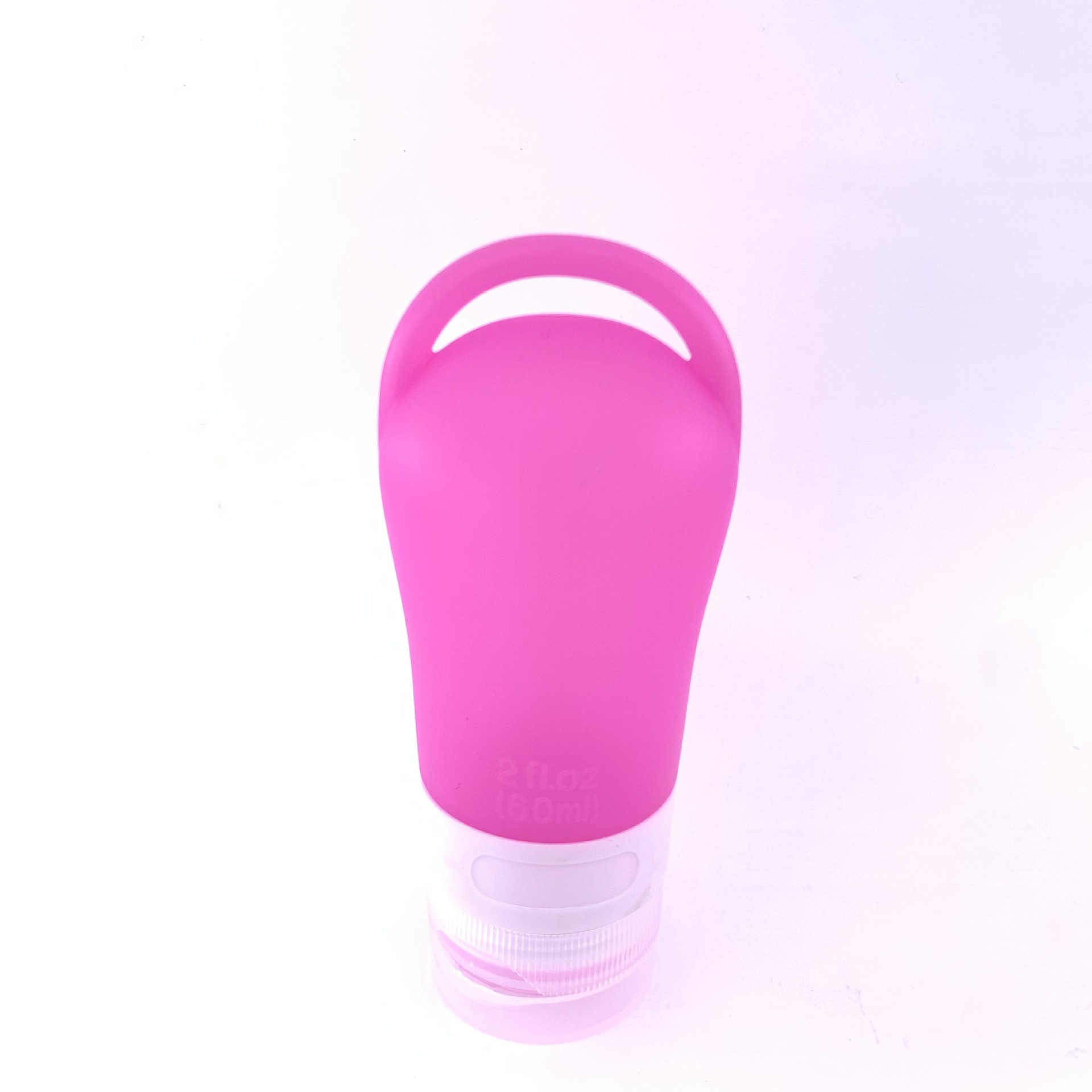 60ml rosa roja translúcida