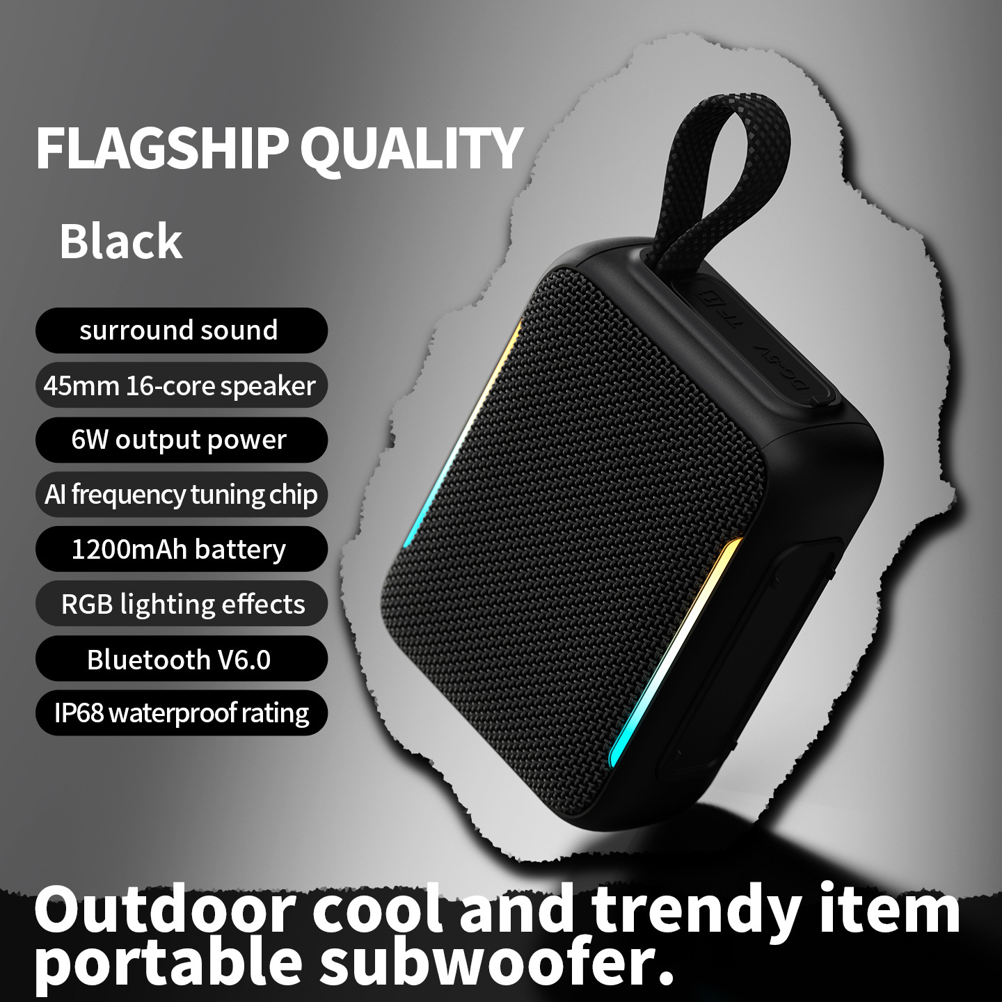 Nuevo transfronterizo GO5 ladrillo de oro 5 generación altavoz Bluetooth impermeable tarjeta portátil al aire libre regalo de mano subwoofer