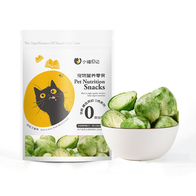 Bocadillos para perros, verduras, frutas, esporas mixtas, col congelada, grano mezclado, nutrición suplementaria para gatos y cachorros, bocadillos para mascotas