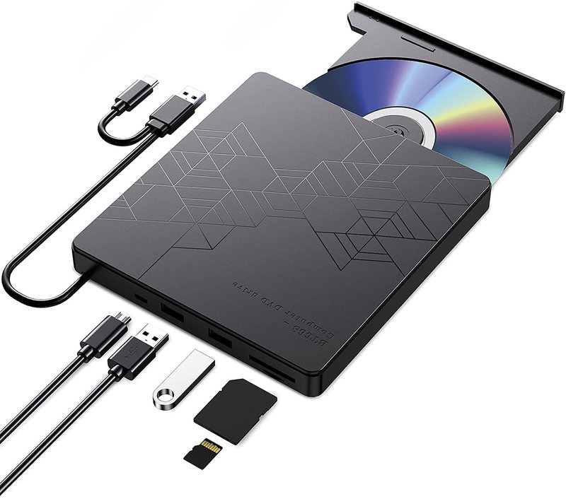 読み取り可能tfカードsdカードディスクプレーヤーusb多機能外付け光学ドライブノートパソコンDVDレコーダー|undefined