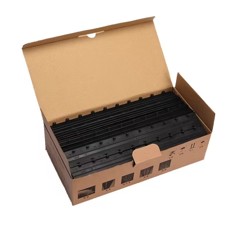 Border the black A4 plastic pages of the binding bars, the ten -hole pressure strip graphic contract file file file punching machine consumer binding 5