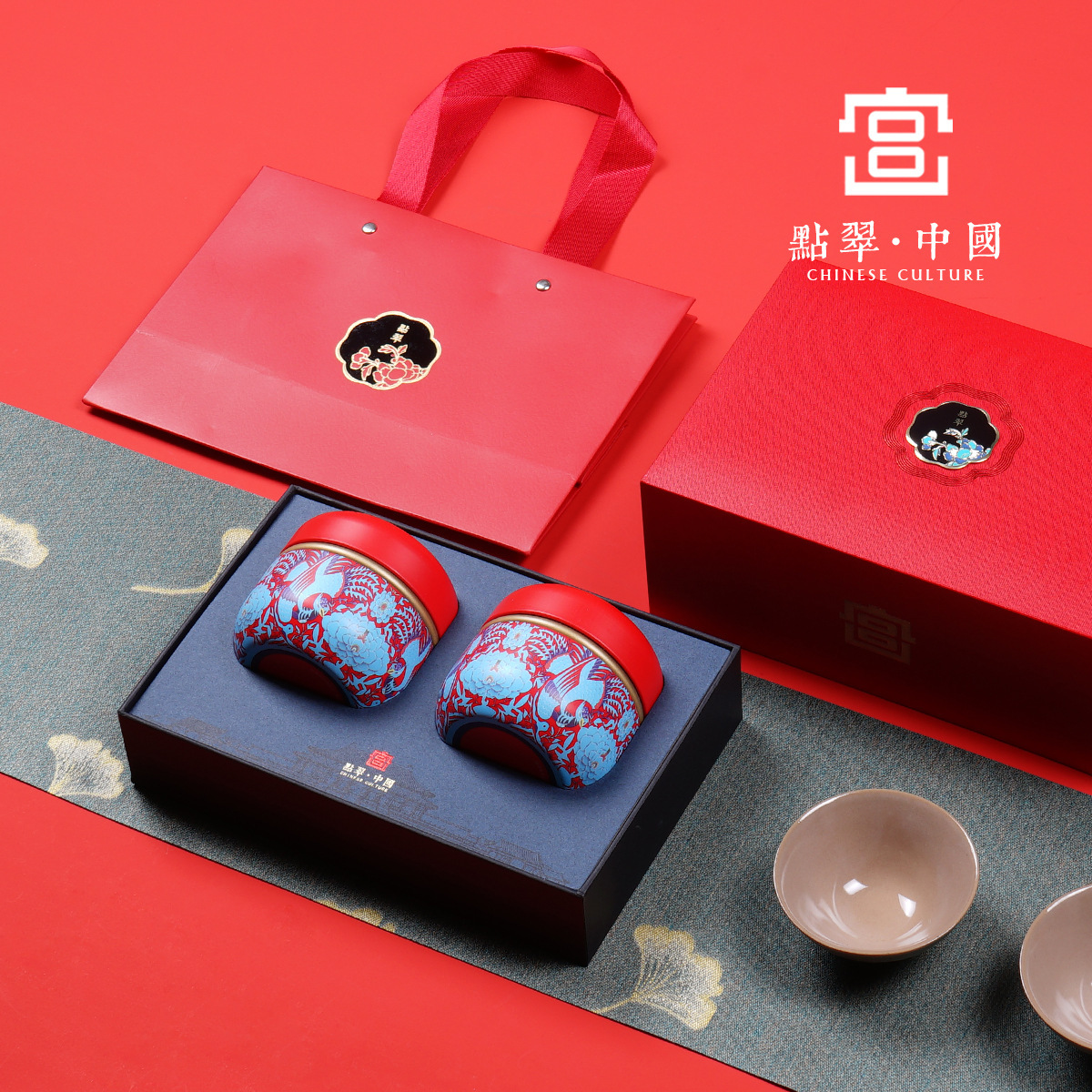 新款小号二两三两装密封金属铁罐礼盒红茶绿茶龙井茶茶叶包装空盒