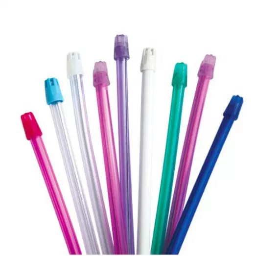 牙科吸唾管口腔材料齿科弱吸管牙科彩色一次性吸唾管可任意弯曲