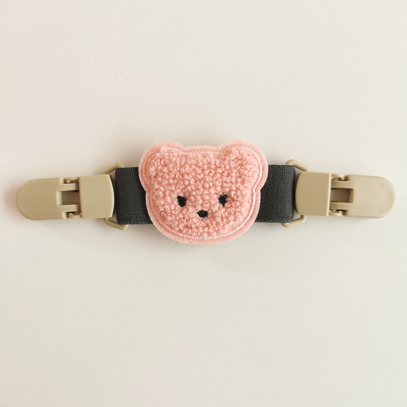 INS estilo coreano clip de suspensión oso pantalones de tirantes para niños clip anti-caída clip de la correa del hombro soporte de la falda de la suspensión antideslizante artefacto de hombro