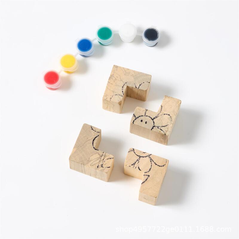 手作りワークショップ教育ツールボックス子供用教材幼稚園活動教材 DIY 絵画手作り|undefined