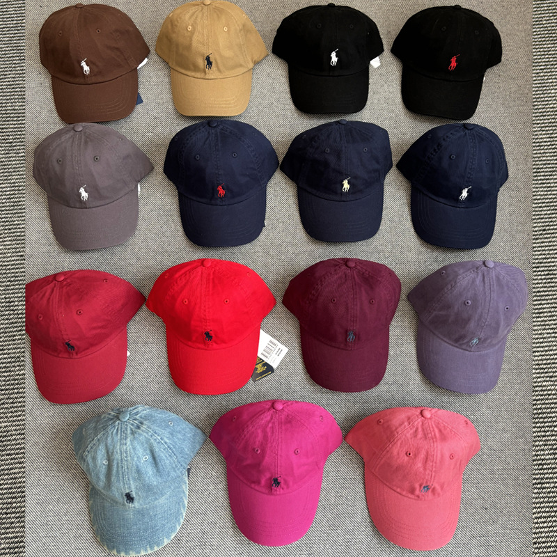 外国貿易rlラフ帽子野球帽男女ハンチングpoloスポーツ馬標刺繍カップル野球帽