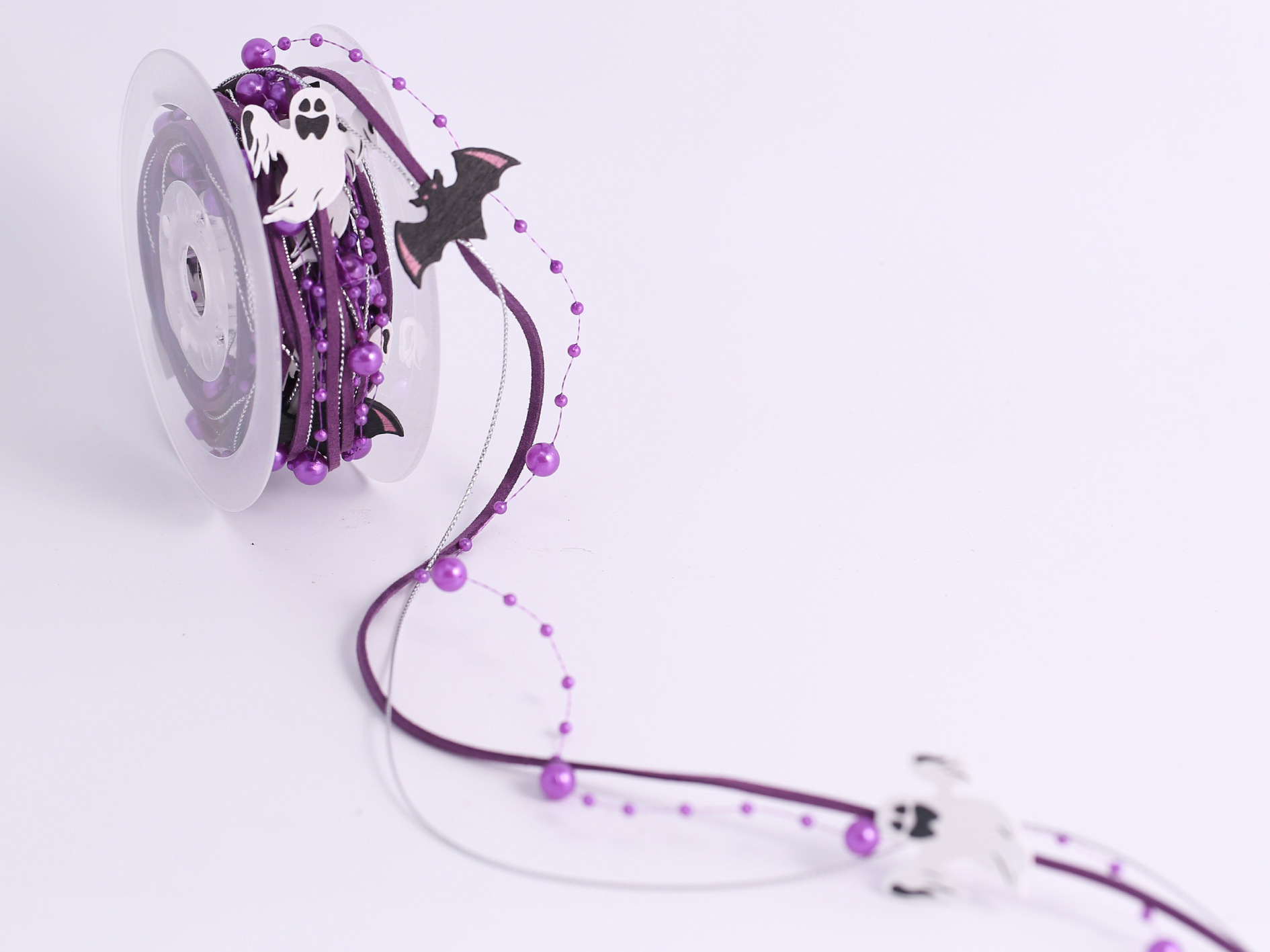 Transfronterizos de Halloween cinta naranja calabaza decoración cinta artesanal cinta creativa diseño festivo caja de regalo cinta