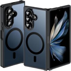 适用三星ZFold7折叠手机壳ZFlip6全包磨砂肤感磁吸防摔保护套新款