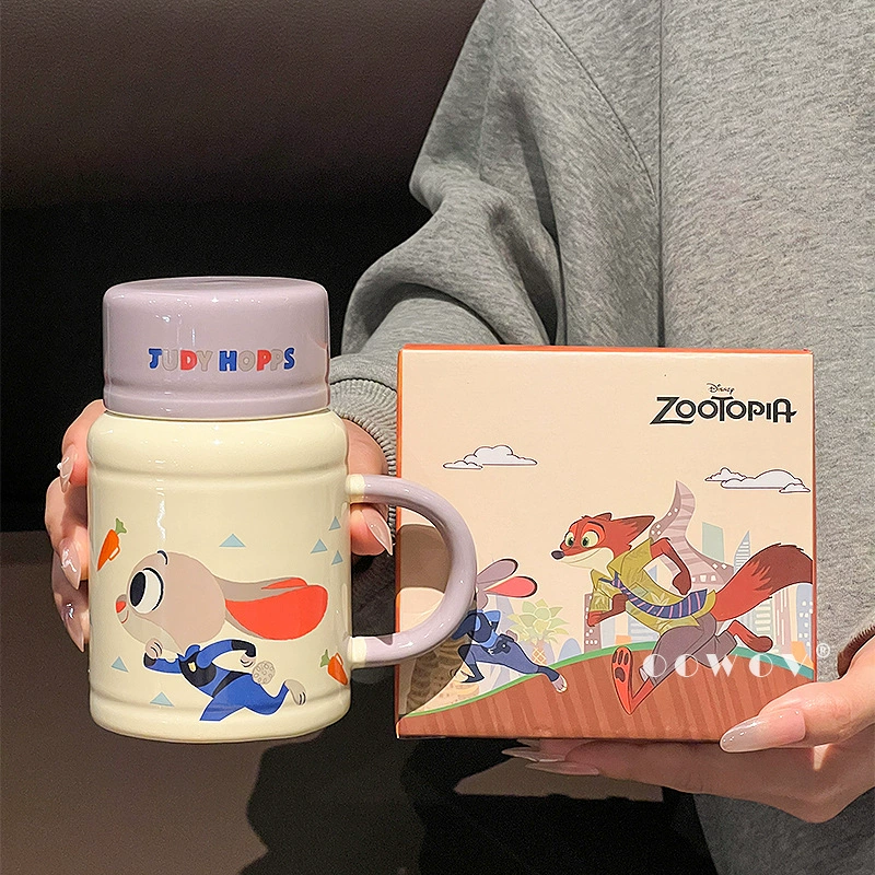 Потолок из керамики Зootopia Джуди Ника керамическая кружка дома милая ценная молочная чашка кофе с крышкой
