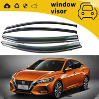 Подходит для Nissan Sylphy 08-20, дождевик на дверь, дождевик на окно, накладка на дверь, декоративная модификация.