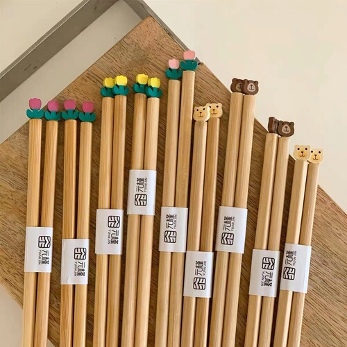 【Yuanjin Bamboo Chopsticks】Instagram-style Japanese cute popular home-use chopsticks, copyright product, do not infringe on others' rights!