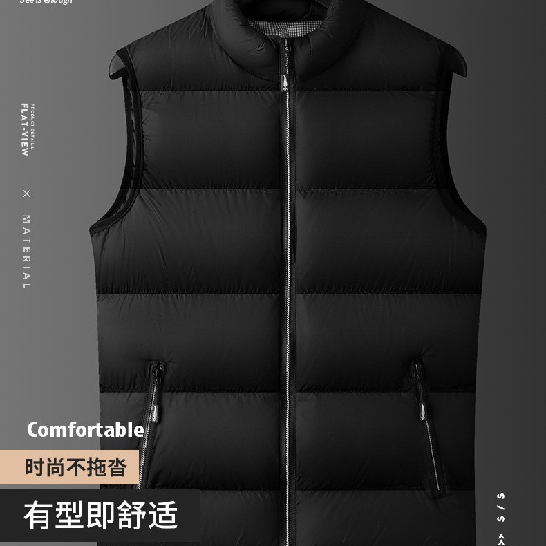 Chaleco de los hombres marca de moda raqueta Chaleco de algodón Chaleco de moda 2023 Otoño e Invierno desgaste chaleco dentro y fuera venta al por mayor