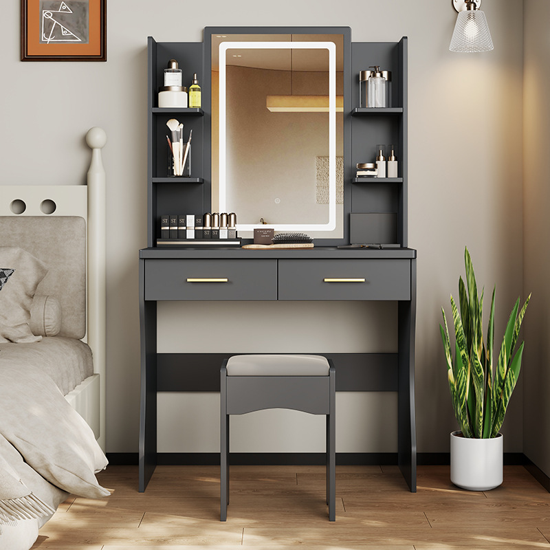 Transfronterizo mesa de maquillaje moderna y simple Amazon venta caliente americana dormitorio mesa de tocador gabinete de almacenamiento