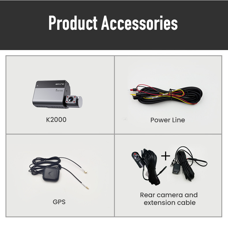 Cross-border 4G dashcam with four 4K cameras, remote monitoring, 24-hour surveillance, ADAS, BSD warning, and fleet management