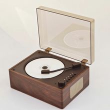 高音质复古CD机黑胶蓝牙音箱唱盘专辑播放器充电款家用光碟唱片机