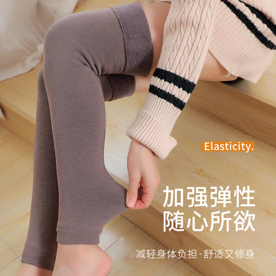 袜套女士护膝小腿百搭保暖棉袜过膝踩脚长筒袜套护腿套打底裤袜女