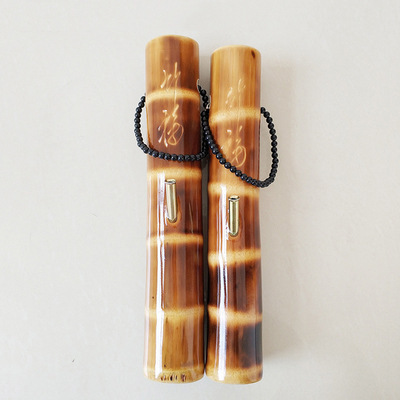 Hookah de bambú Dalu bambú largo y corto conveniente tubería de cigarrillos tubería de filtro Yunnan Zhanjiang Wenwo