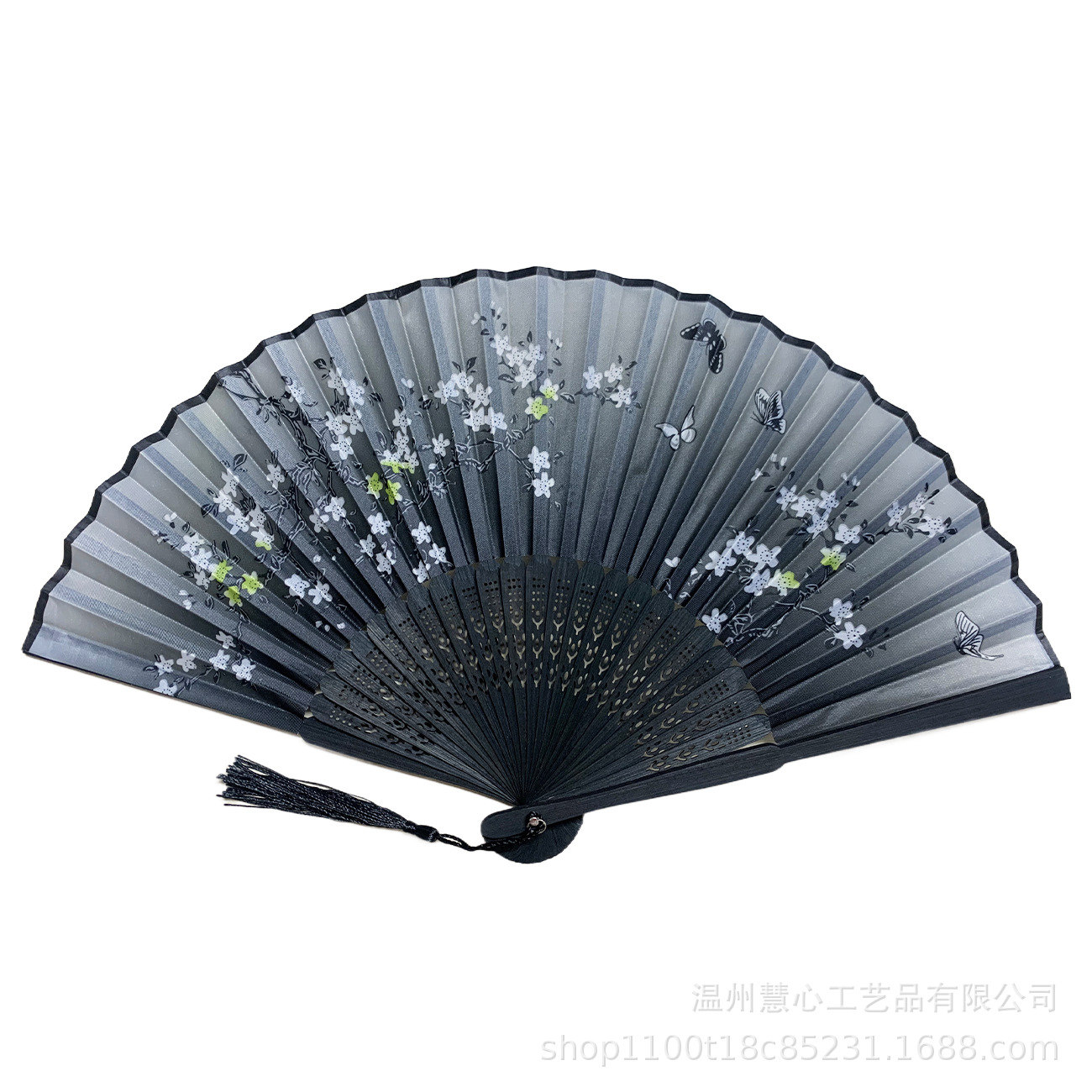 검은색 꽃무늬 6개