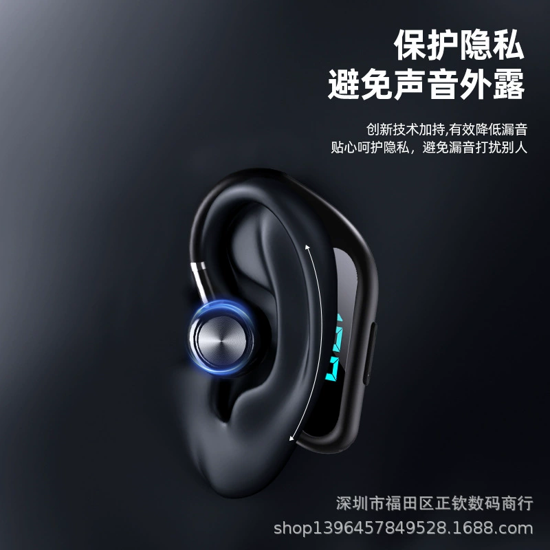 S30 наушники с реальным костнымConduct Bluetooth без утечки звука или уха, носить электроника, дисплей ушной висит, ушной подвес подходит для Apple Android
