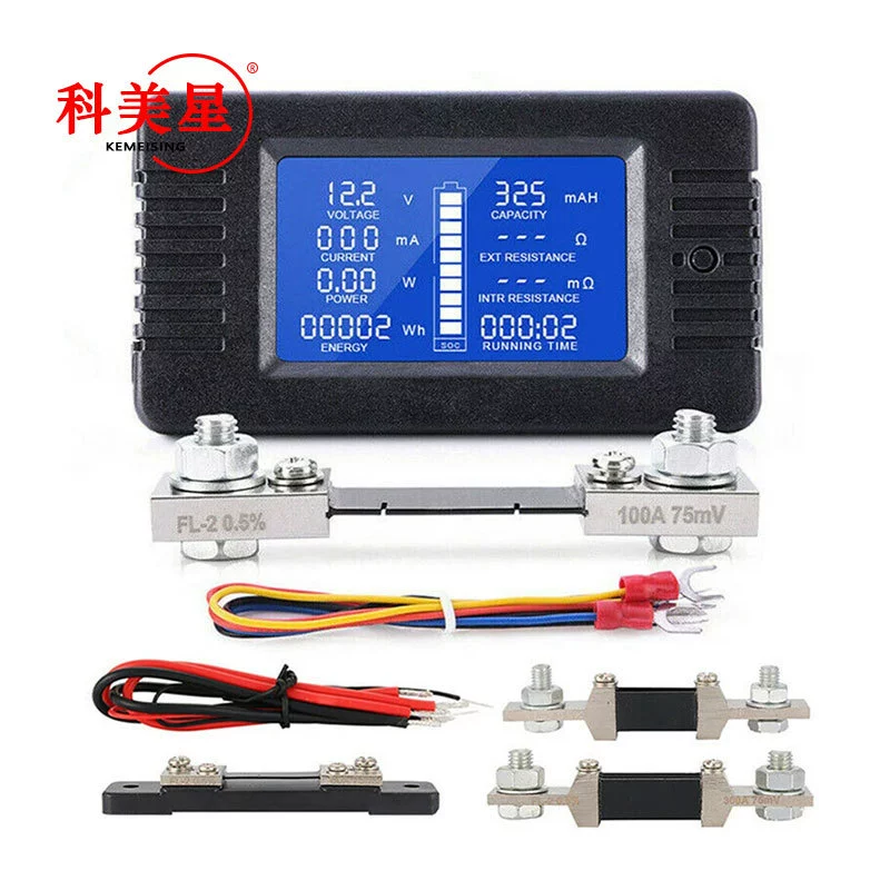 Многофункциональный тест батареи Kuron измеритель тока и вольтметра