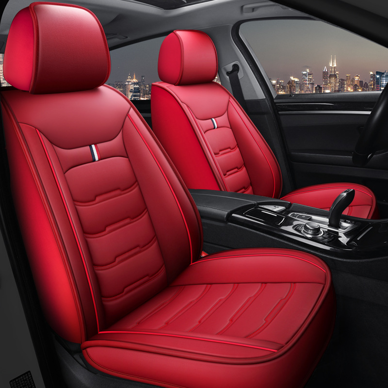 Seat cushion, seat cover — Universal New Car Seat - red