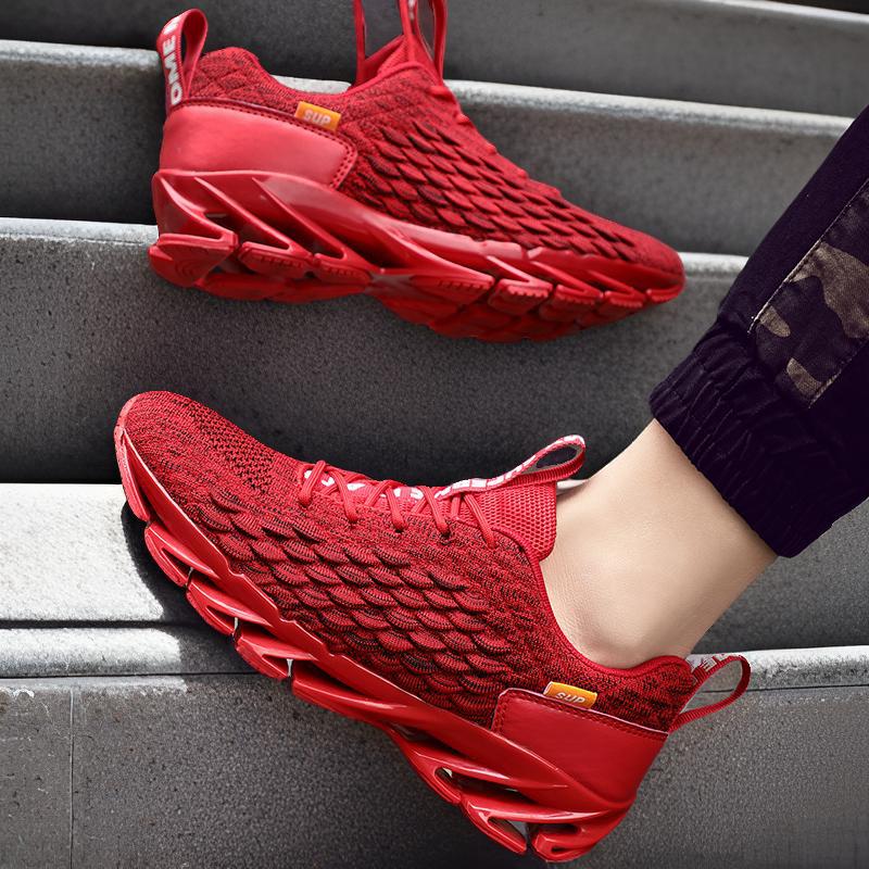 Zapatos de hombre de talla grande transfronterizos 2024 zapatos de moda de hombre de malla de otoño e invierno deportes casuales Blade MeMens shoes