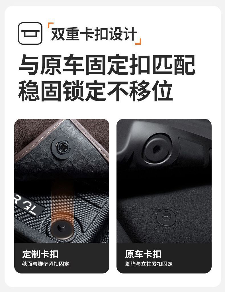Suitable for 4-generation Emgrand Foot Pad 25 TPE 4-generation Main Driving Single Car Supplies Interior Decoration New
