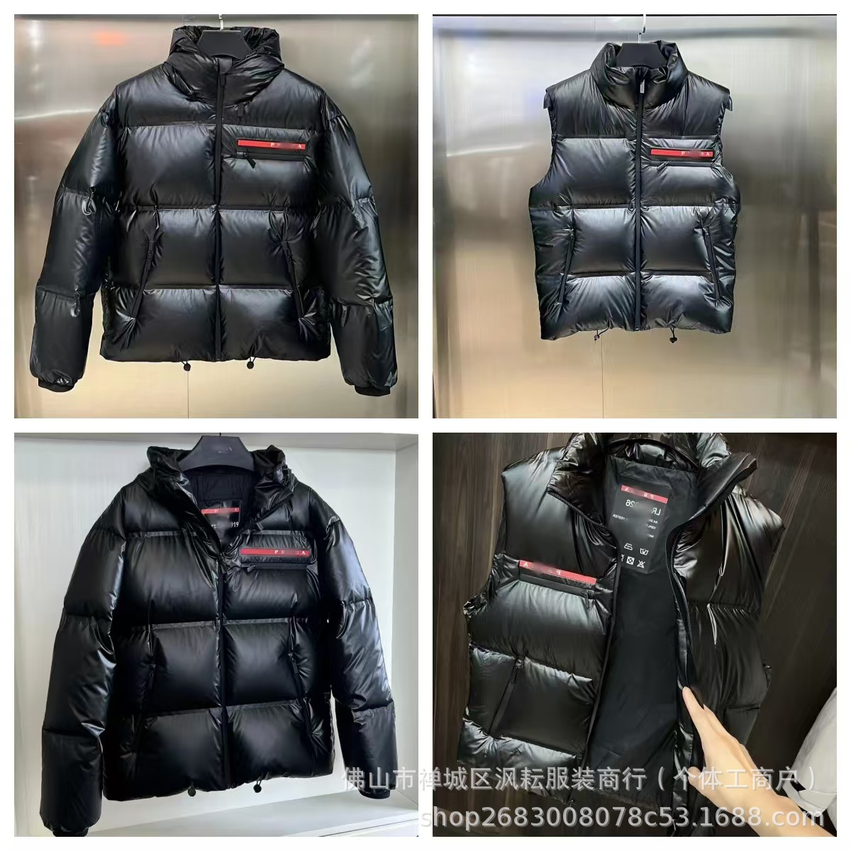欧洲站冬季正确版潮牌P家新款面包服时尚百搭男女款御寒棉服外套 男装厂家批发实拍图
