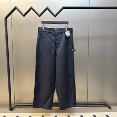 高版本L家25年秋季新款棉质斜纹布工装长裤简约百搭情侣款休闲裤