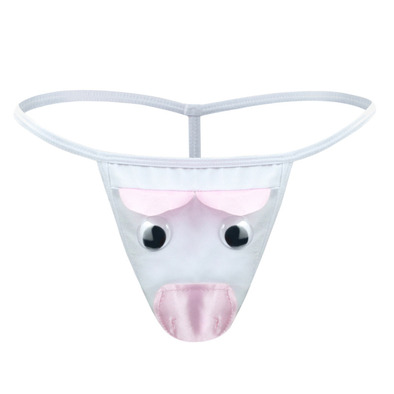 Tzy1316T men's low waist sexy underwear wholesale pink cute piglet string thong T pants