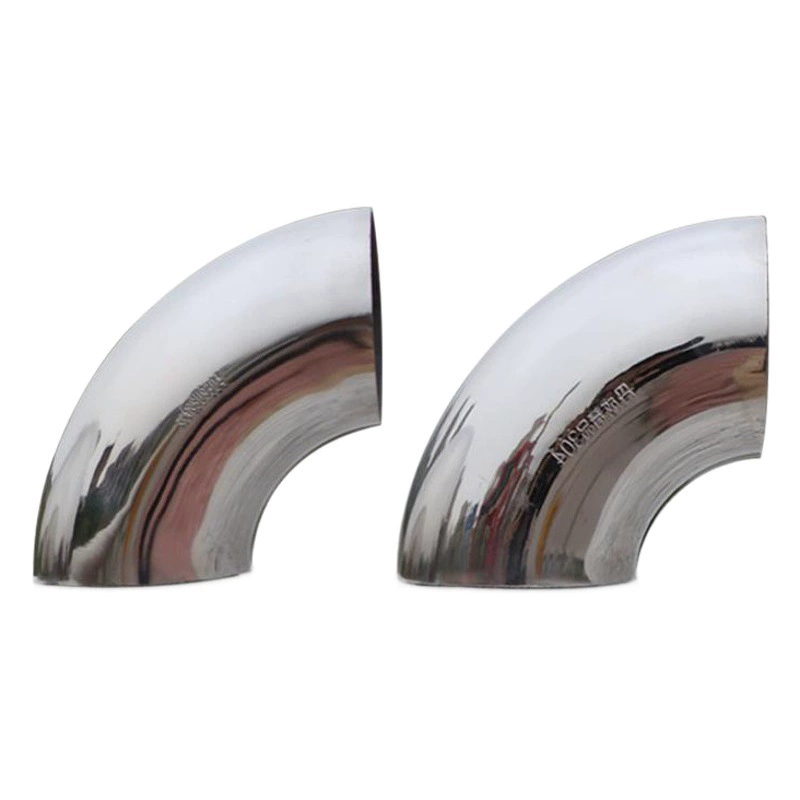 Нержавеющая сталь 90 градусов локоть 304 лестничные перила адаптер штамповки выхлопного локоть круглая труба Сварка промышленный локоть