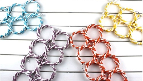 A1303 Specially provided for foreign trade scarf rack, home paper rattan clothes hanger, 28 circle scarf rack, silk scarf rack, scarf rack