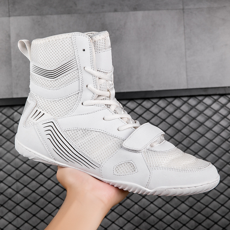 Cross-border boxing shoes, men's and women's training shoes, gym shoes, squat and deadlift shoes, combat shoes, taekwondo shoes, professional fighting shoes, wrestling shoes