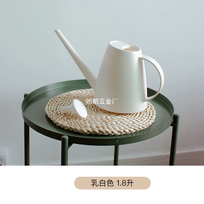 Макаронный матовый чистый молочно-белый чайник с длинным носиком, бытовой чайник для душа для выращивания цветов и овощей, чайник для полива из смолы, оптовая продажа