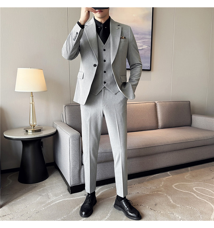 light gray Suit Pants Vest / 48 Recommendation 47.50 kg-52.50 kg
